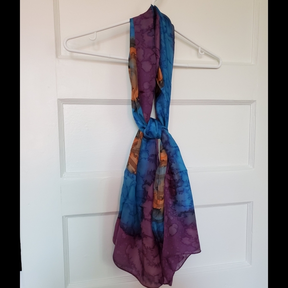 😃3 for 20😃 NWOT Decorative Silk Scarf - Picture 1 of 4